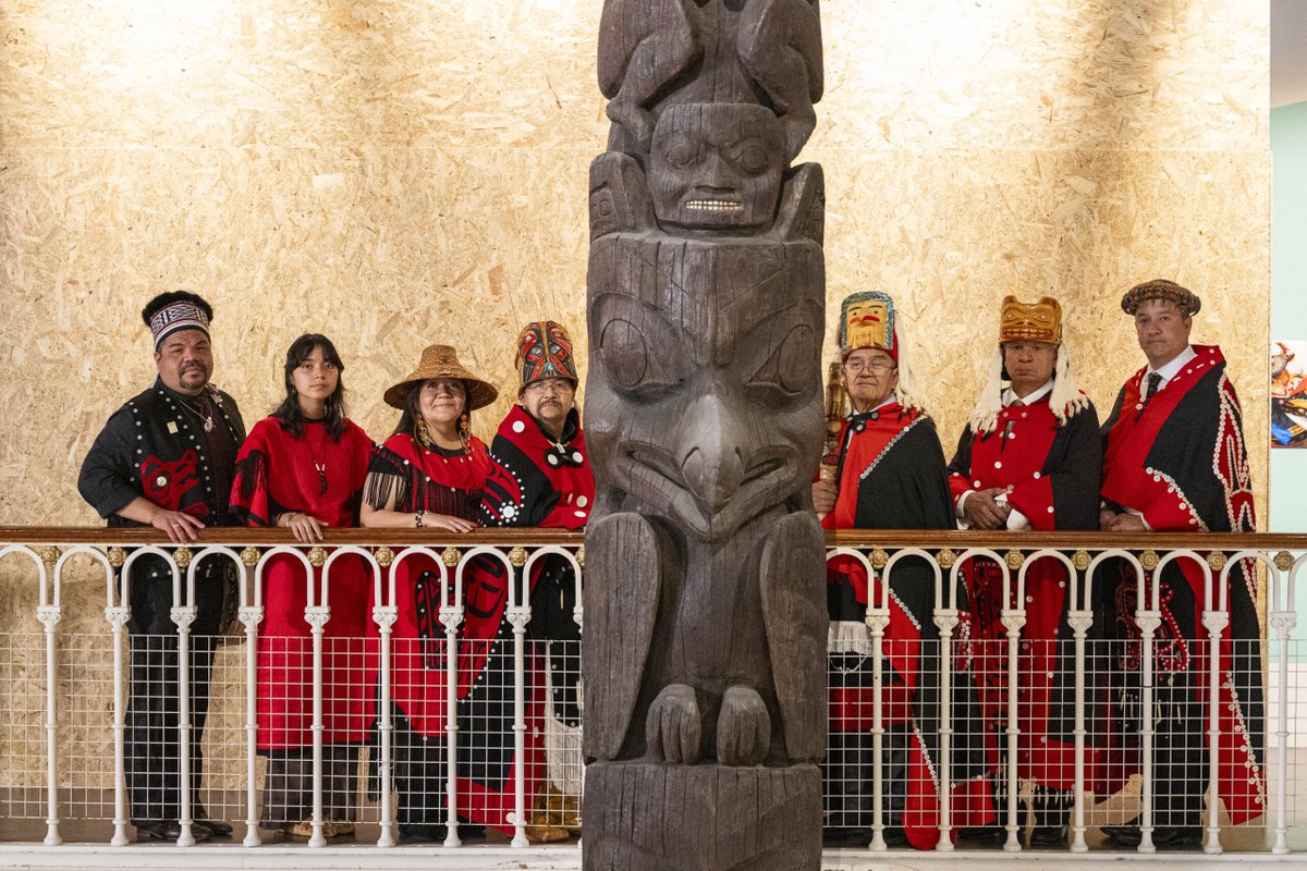 schuhmacher's tweet photo. I'm excited to share that, on Wednesday 17 July, @johngiblin and @YvonneBrownle18  will be at the @V_and_A to talk about the Rematriation of the House of Ni'isjoohl Memorial Pole from National Museums Scotland to the Nisga'a Nation.

Please click the link below to register for this in-person event at the V&A:

https://t.co/0cJConVceq