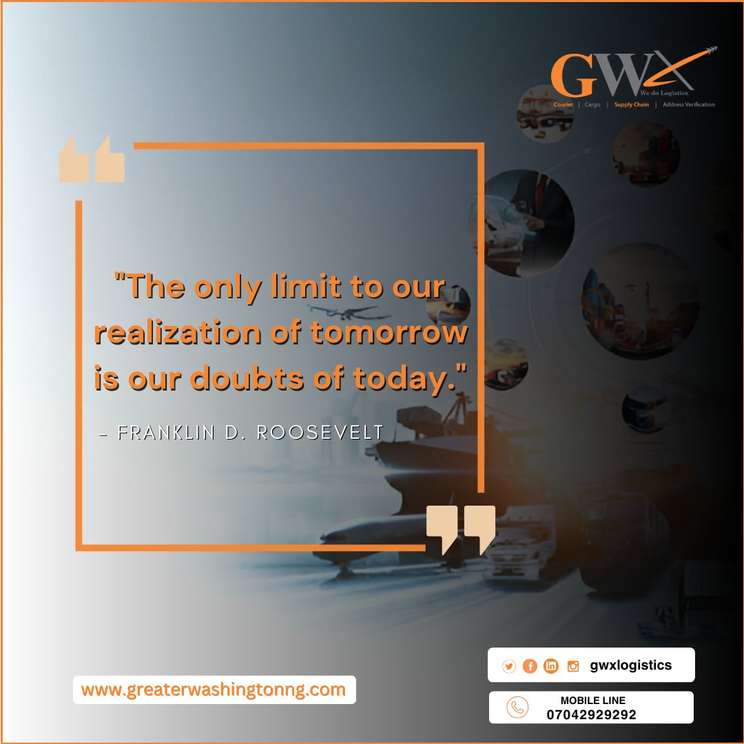 Believe in your potential and the possibilities of tomorrow.

Happy Monday!

#MondayMotivation #SupplyChainSuccess

1 h