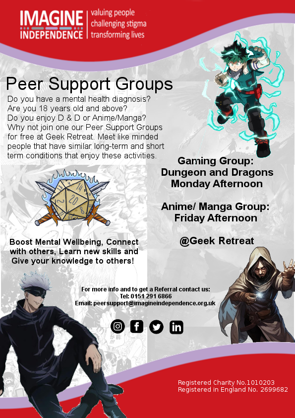 Did you know we are now offering peer support groups for #gamers?  Take a look here! 💻👾
