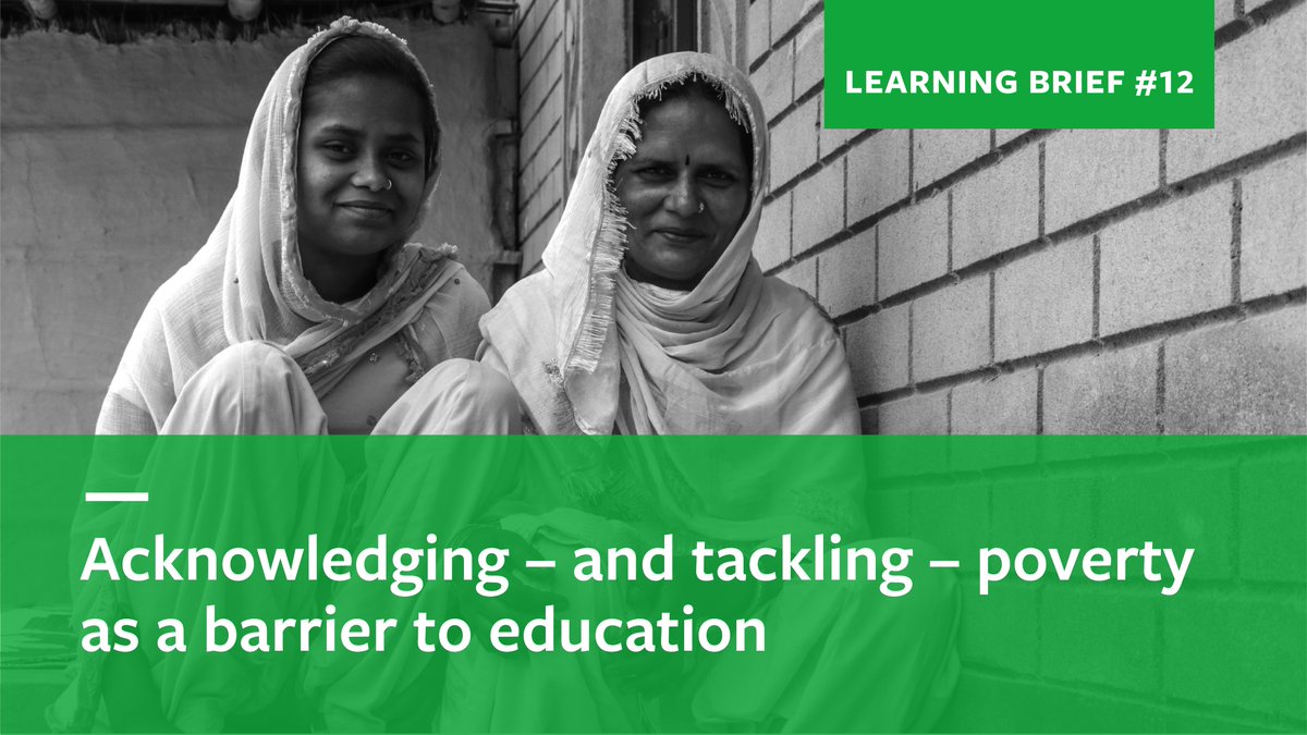 📢NEW LEARNING BRIEF: Acknowledging – and tackling – poverty as a barrier to education

Our latest Learning Brief examines the relationship between poverty, gender and education and looks at the ways GEC projects tackled this complex issue

Read more here: bit.ly/4bvUVYb