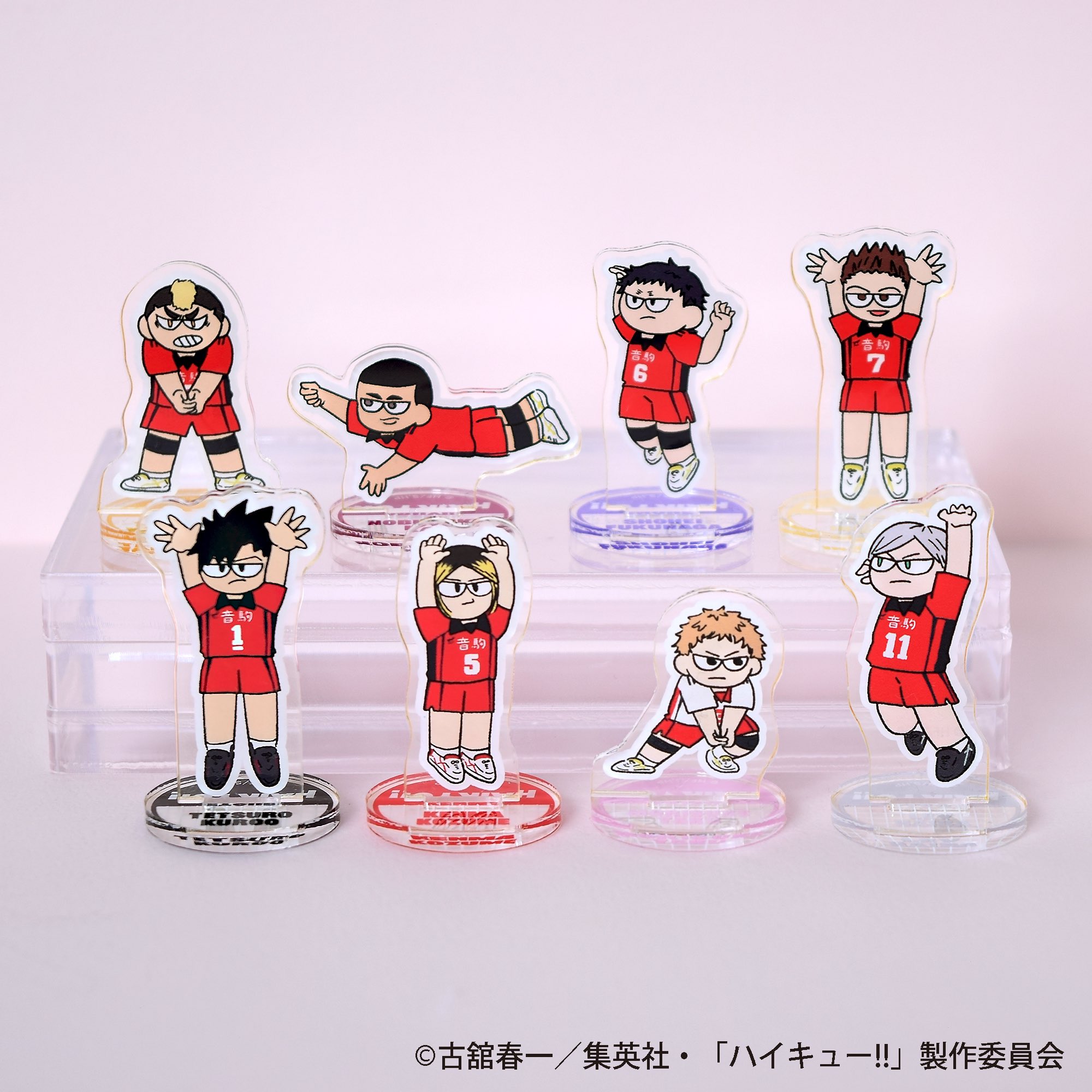 ハイキュー セリア ダイソー キャラスタンドミニ の通販 by