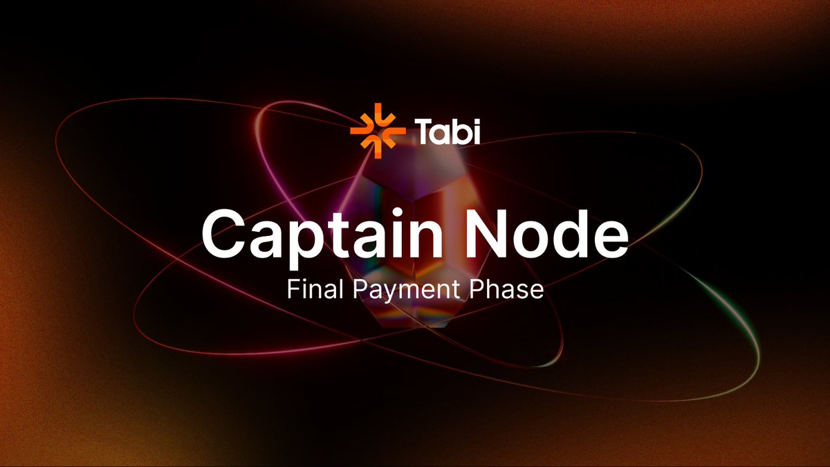 TabiVibe's tweet photo. Final Payment Phase for Captain Node Starts Now!

Early Bird Ticket Phase has ended! 

From Now ~ July 20, users who purchased Early Bird Tickets can complete the final payment and await the delivery of Captain Node.

Final Payment: https://t.co/TSZe0en6hB