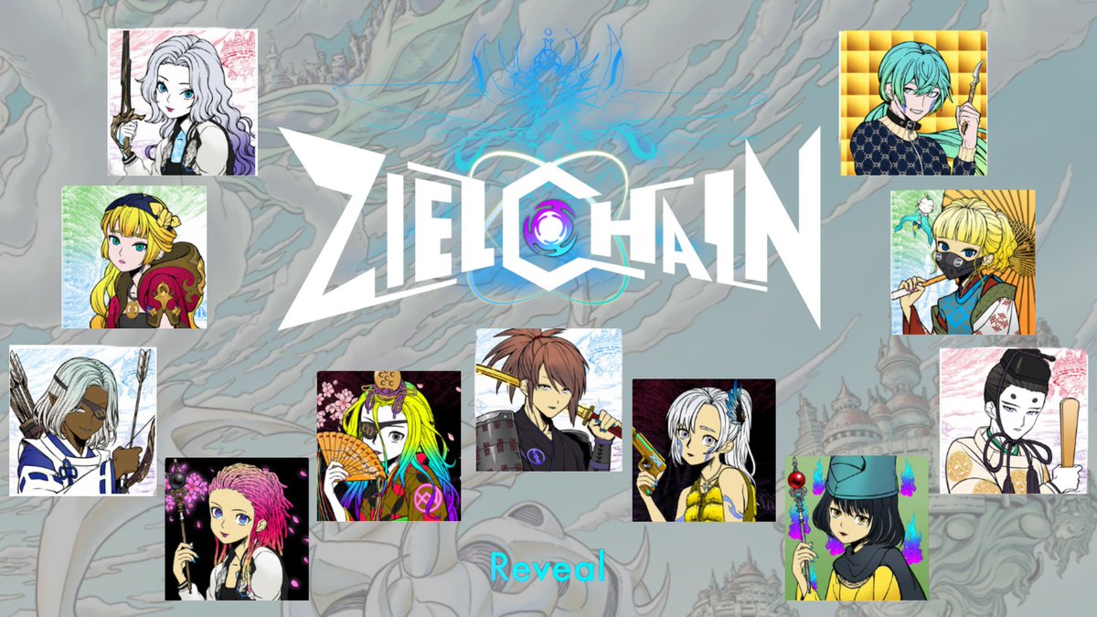A project created together with steadfast fans over the years. Do you know about Final Fantasy?
And Yoshitaka Amano

・8 June The ZIELCHAIN Genesis Holder Channel OPEN
・9 June MINT
・13 June First Reveal
・3 July 2nd Reveal

In ZIELCHAIN, winners of the First Holder Reward and