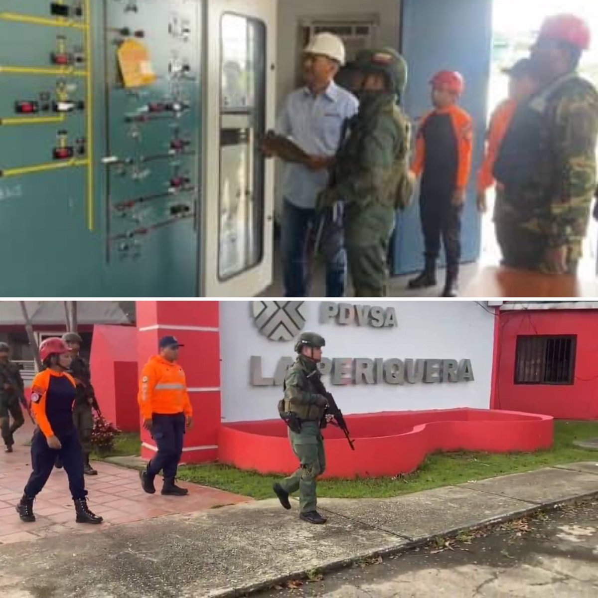 dhernandezlarez's tweet photo. #FANB en despliegue nacional junto a los OSC brindando seguridad a las instalaciones estratégicas que brindan servicio público a la población venezolana.

#IntegrarEsVencer https://t.co/6iuqwMBYvW