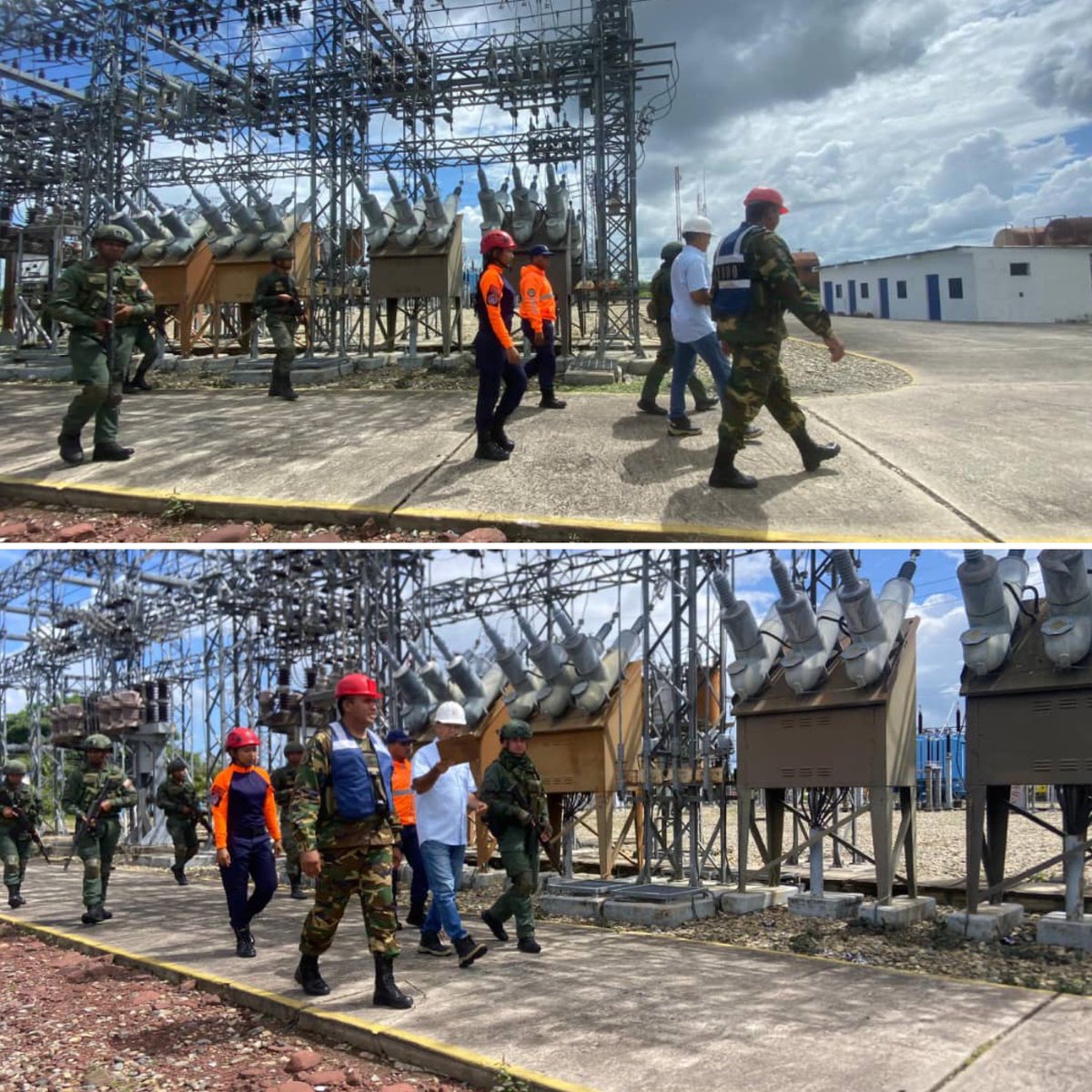 dhernandezlarez's tweet photo. #FANB en despliegue nacional junto a los OSC brindando seguridad a las instalaciones estratégicas que brindan servicio público a la población venezolana.

#IntegrarEsVencer https://t.co/6iuqwMBYvW