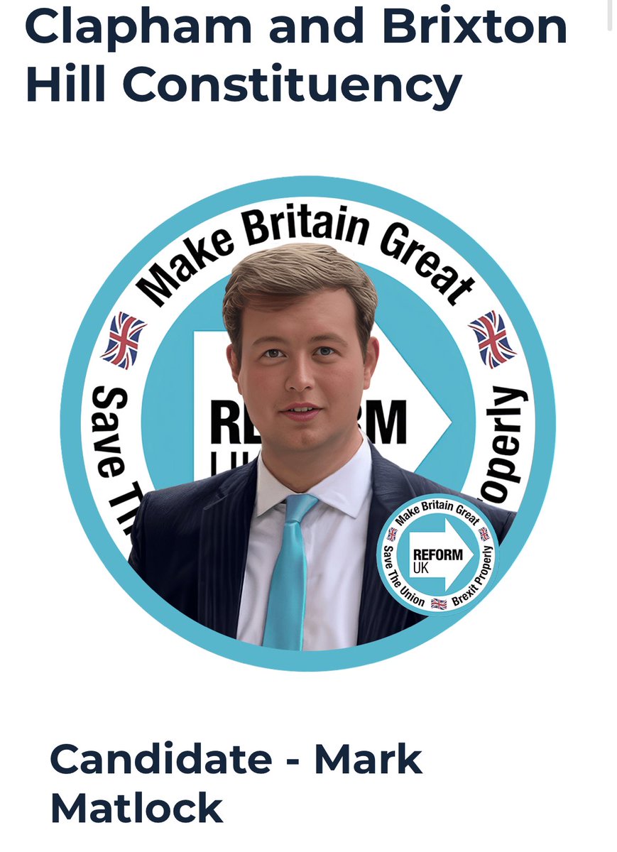 #MarkMatlock the AI generated #Reform Limited Company candidate. 🤔
Can’t wait to see the real life interview.

I just showed his picture to my wife and she said straight away  “that’s not a real person, it’s AI”

What do you think #Twitter / #X ?
#Fake?
Who’s looking into this?