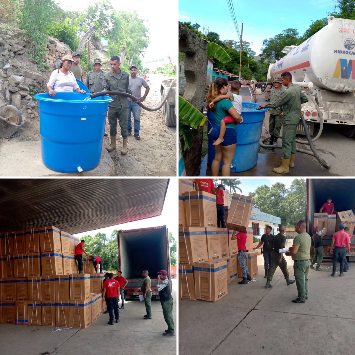 #AsíLoDijo || GJ. <a href="/dhernandezlarez/">GJ. Domingo Hernández Lárez</a> #FANB mantiene su despliegue en el estado Sucre, garantizando el bienestar de la población ante las consecuencias ocasionados por las fuertes lluvias en dicha entidad ! 
Para nosotros la patria es primero !

#IntegrarEsVencer