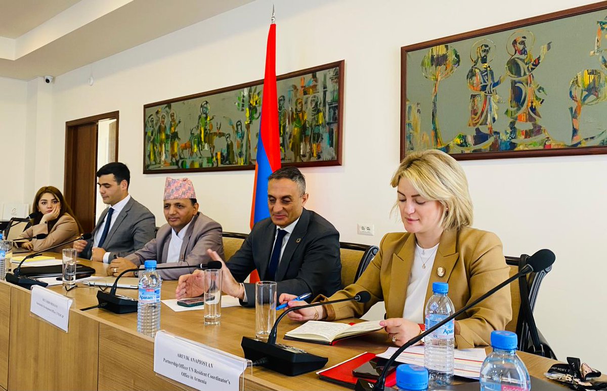 UN_Nepal's tweet photo. In the #HLPF starting today, @NEPALNPC is presenting 3rd VNR report prepared via multistakeholder-led consultations which presents the SDG progress reviews &amp; acceleration strategies 4 its integration in dev plans/programs as well as supporting the upcoming #SummitoftheFuture pact https://t.co/f3wDkNM0RP