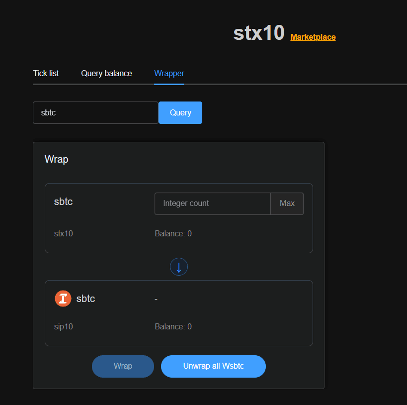 stx10_'s tweet photo. The first fair-mint inscription token with liquidity, STX10 'sbtc' has been listed on Velar, thanks for the help from @VelarBTC 🎉🎉
 
For STX10 'sbtc', SIP10 'Wsbtc'/'sbtc', they can transform to each other very easily, you could unwrap 'Wsbtc' on the site then wrap into 'sbtc'. https://t.co/hzm4IsFc7X