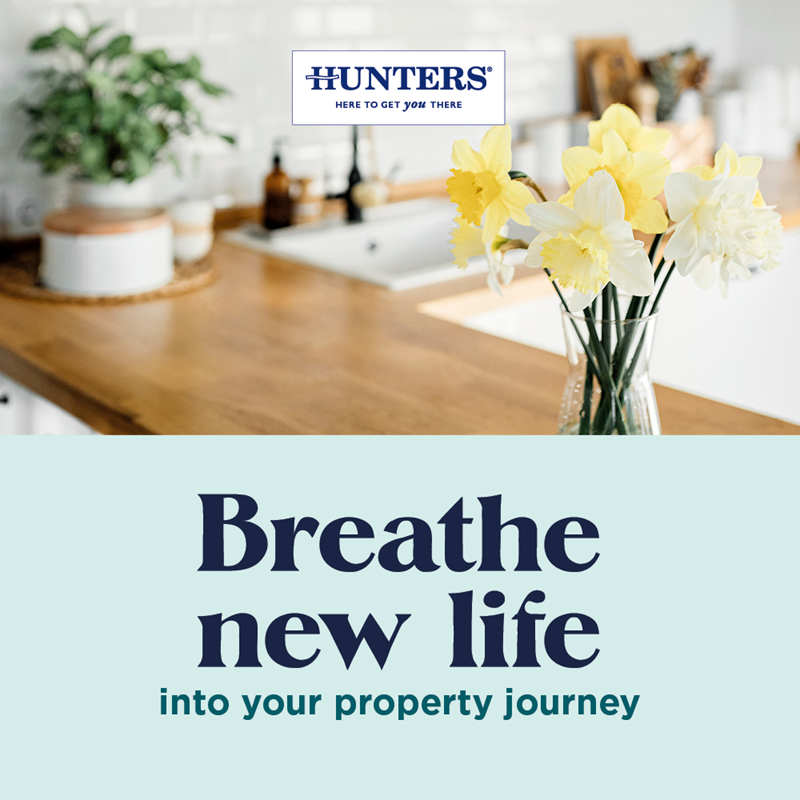 Having conveyancing, mortgage advice and support, marketing, and technology all under one roof means a quicker sale for you. 

Why go anywhere else? Think local. Think Hunters. Call us on 01392 340130 now to talk about your property needs.

bit.ly/3UZ8zhK
