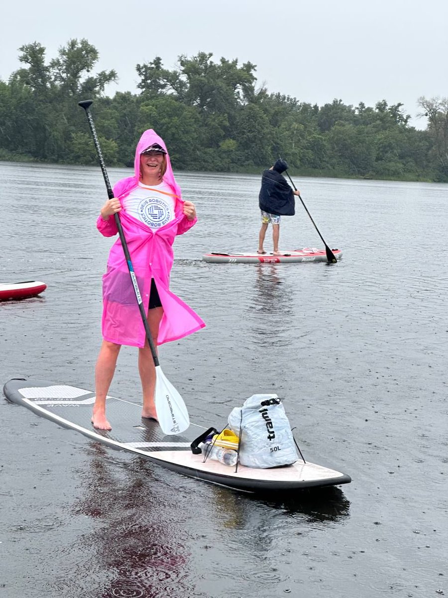 deusrobotics's tweet photo. 🌊 A Deus Robotics Water Adventure! 🚣‍♂️ #DeusRiverQuest 

🚣‍♂️ The Deus Robotics team recently came together for a wild water quest on the Dnipro River in Ukraine. We took our adventure-loving spirits to some cool stand-up paddle-boards (SUP). https://t.co/95qoeRgUsi