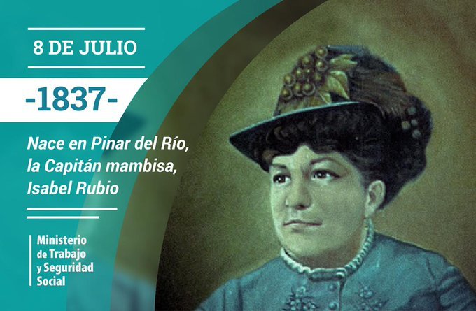 Capitana de Sanidad del Ejército Libertador, ejemplo de la mujer patriota entregada por completo a la causa de la libertad de su pueblo. Reconocer su ejemplo, su valor, su entrega a la causa es dignificar a la heroína. #MujeresEnRevolución