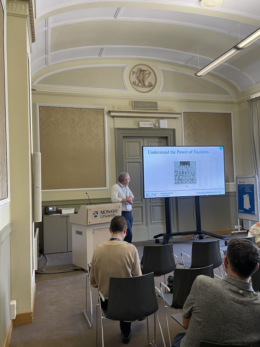 Three amazing workshops are currently happening at #MonashPES2024. 

2️⃣ Leveraging Difference for Global Health: Thriving in an Interdisciplinary, Multigenerational, and Multicultural Workforce with Roy Zwalen, Dr. Nel Karunaratne, and Dr. Betty Exintaris.<a href="/UNC/">The University of North Carolina at Chapel Hill</a> <a href="/PhrmAlliance/">PharmAlliance</a>