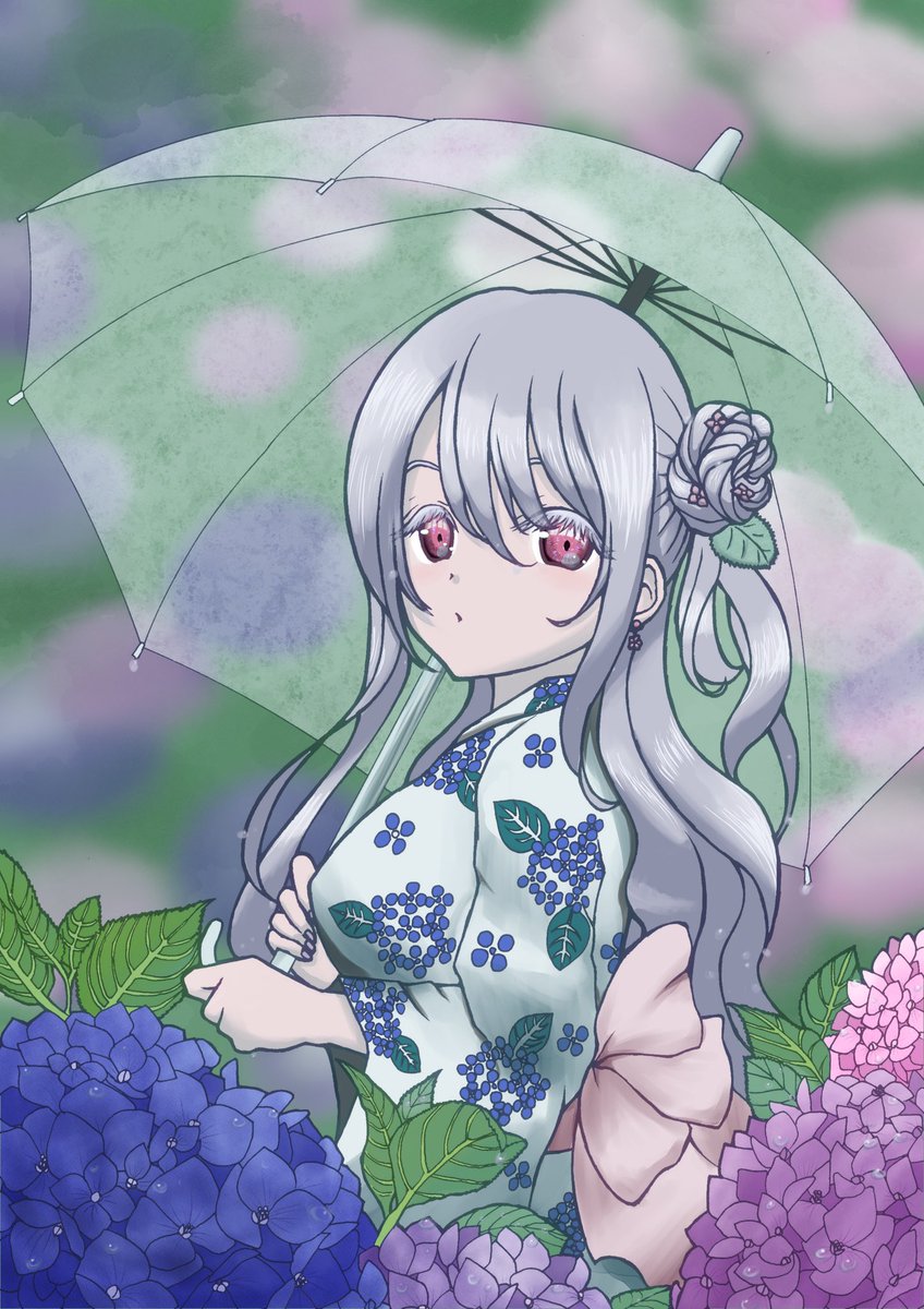 suikamochimochi's tweet photo. 紫陽花のイラスト描いてみたいなーと常々思ってました。
梅雨明け前に完成してよかった☔️

#イラスト #創作
#絵描きさんと繋がりたい
#初夏の創作クラスタフォロー祭り https://t.co/l7NbPttTPc