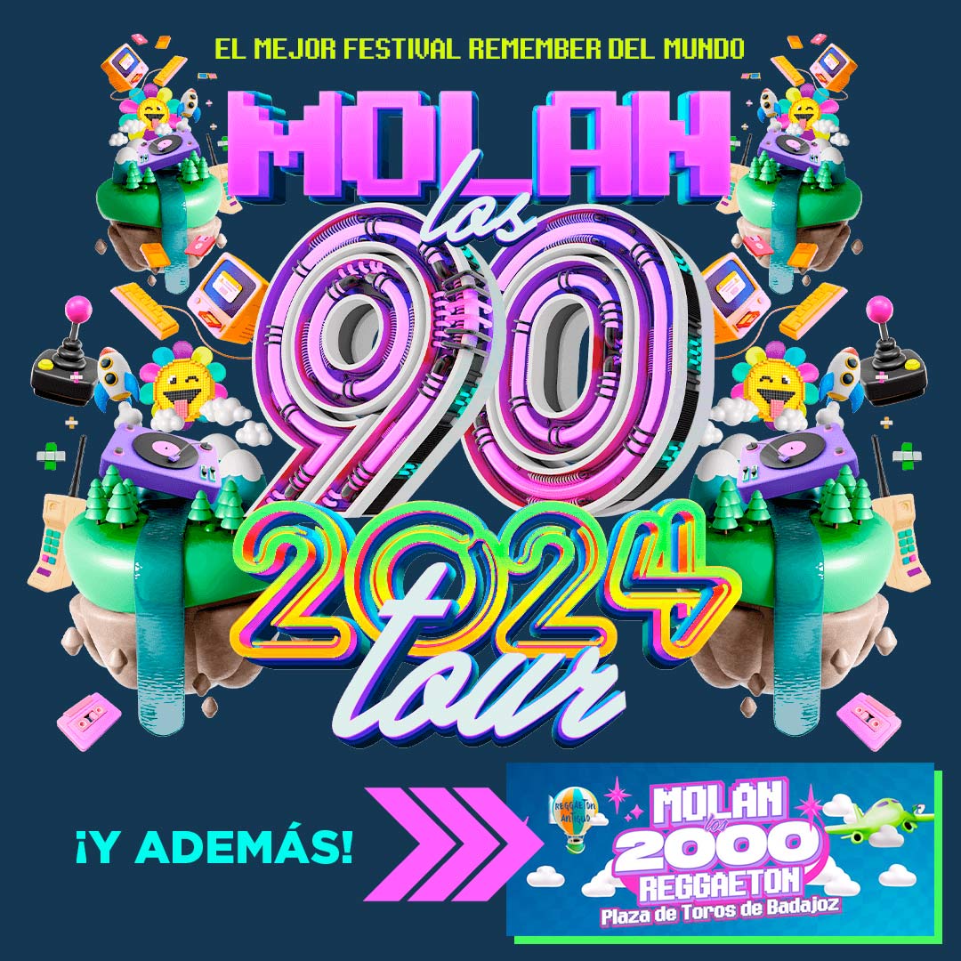 elcorteingles's tweet image. Vive el mejor festival remember del mundo 🎵 Compra ya tus entradas para Molan los 90 y disfruta de los mejores artistas de la década ➡️ qrcd.org/5sjI