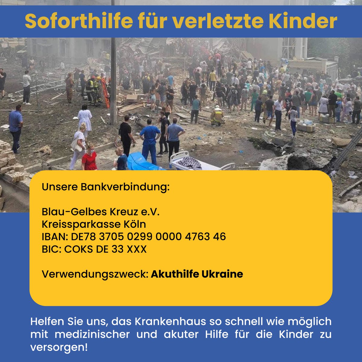 Kommt und zeigt eure Solidarität mit den Kindern in der Ukraine - deutsche Waffen retten Leben! 

#SaveChildrenOfUkraine
#StandWithUkraine
#UkraineMussGewinnen