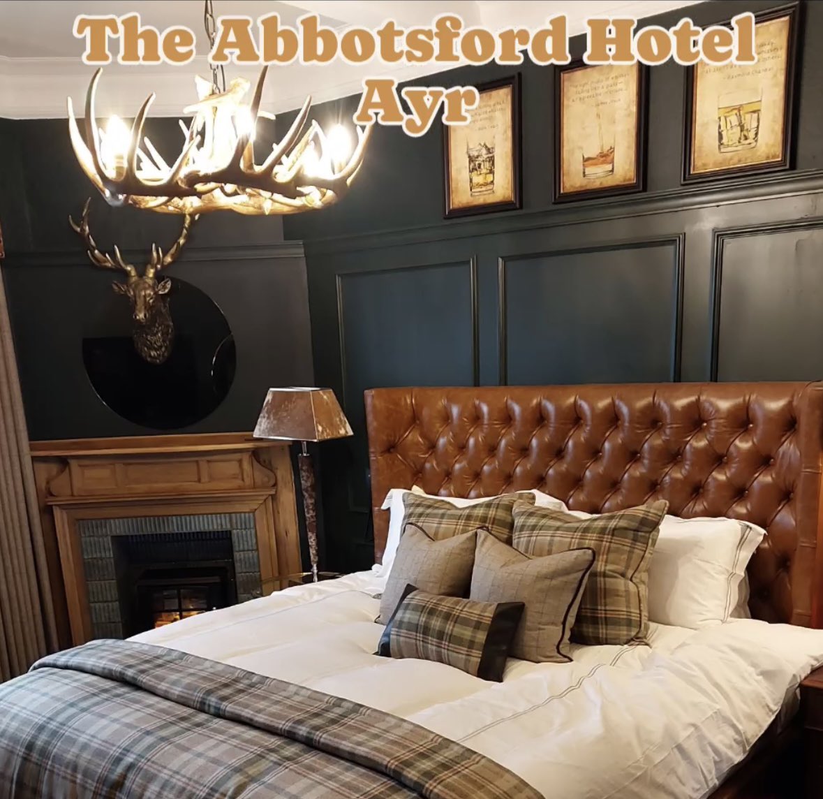 Thank you to my talented friend Sam Hay, Interior Designer, for inviting me to try out the hospitality at The Abbotsford Hotel, Ayr. Sam has brought the beautiful vision of new owners Tina &amp; Brian Daly to life. Book now! #boutiquehotels #visitscotland #gifted