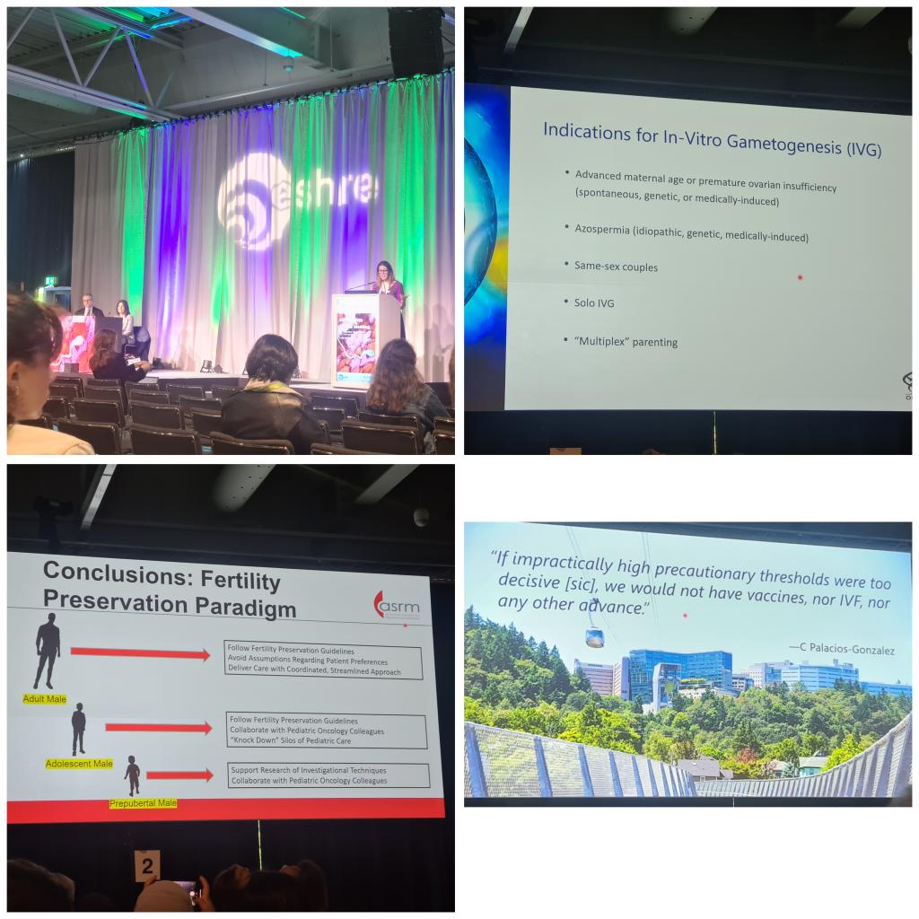 Fantastic session of <a href="/ASRM_org/">ASRM</a> at <a href="/ESHRE/">ESHRE</a> on germline gene therapy, PGT and male preservation. <a href="/PaolaAmato/">Paula Amato</a>