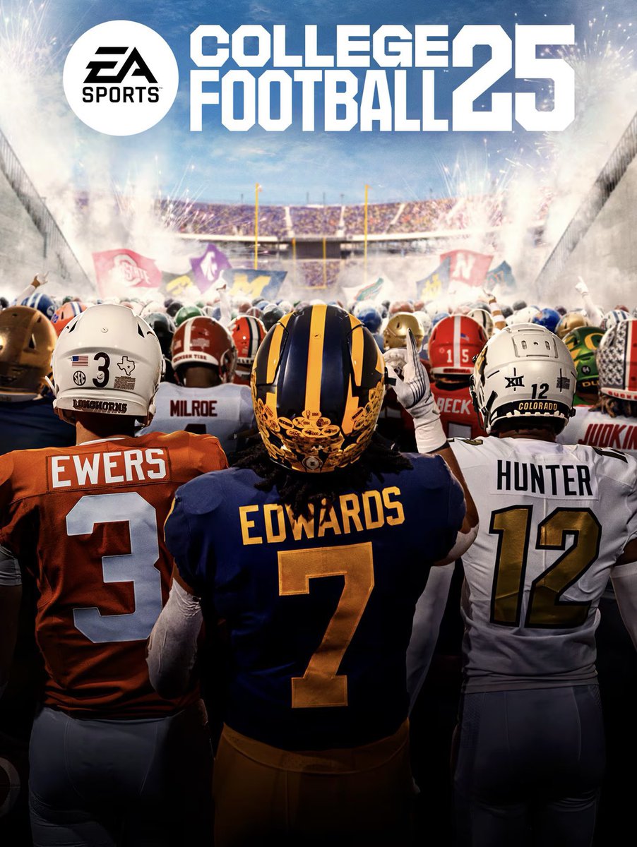 lTrendSetterl's tweet photo. Let’s run it back!

College Football 25 Giveaway!

Like, RT &amp; post your favorite team! 

Follow @lTrendingTopicl &amp; @lTrendSetterl 

I’ll giveaway 1 copy for every 1k likes this post receives leading up to release day. LET’S GO! https://t.co/RGi8yGN6hi