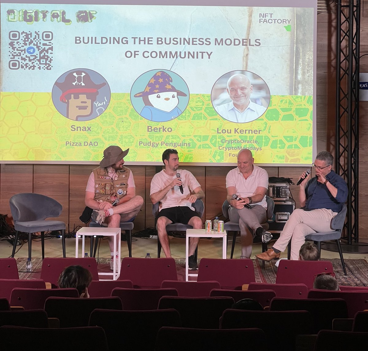 NFT Factory Paris (@nftfactoryparis) on Twitter photo We talk about business models of community her !
<a href="/snack_man/">snax.eth (😋,🏴☠️)</a> <a href="/Berko_Crypto/">Berko 🐧</a> <a href="/loukerner/">Lou Kerner 🇮🇱🇺🇦</a> We talk about business models of community her !
<a href="/snack_man/">snax.eth (😋,🏴☠️)</a> <a href="/Berko_Crypto/">Berko 🐧</a> <a href="/loukerner/">Lou Kerner 🇮🇱🇺🇦</a>