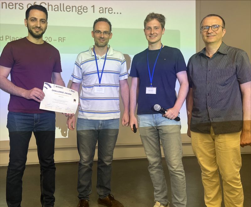 BristolCSN (@bristolcsn) on Twitter photo Congratulations to Sarmad Ozan (left) who was one of the runners up in the COST CA20120 INTERACT - 5th Training School: AI/ML for 6G Communication Networks (and Beyond) challenge on โCSI based localisation based on known UE locationsโ <a href="/bristol_smart/">Smart Internet Lab</a> @BristolUniEng #6G #Comms Congratulations to Sarmad Ozan (left) who was one of the runners up in the COST CA20120 INTERACT - 5th Training School: AI/ML for 6G Communication Networks (and Beyond) challenge on โCSI based localisation based on known UE locationsโ <a href="/bristol_smart/">Smart Internet Lab</a> @BristolUniEng #6G #Comms
