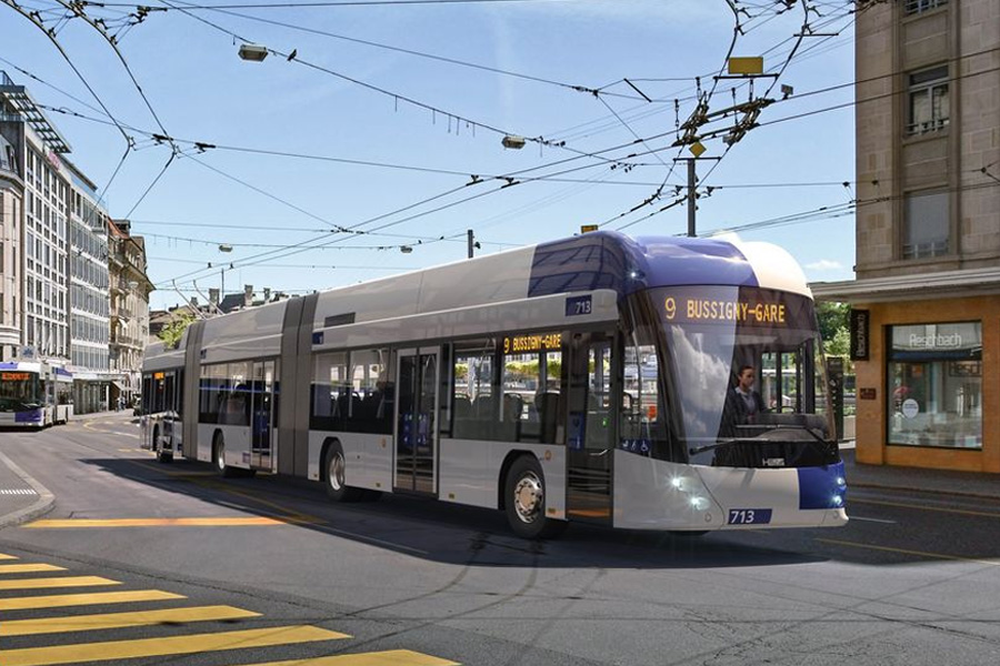 ElectriveNet's tweet image. Der Schweizer Bushersteller #Hess hat vom Nahverkehrsunternehmen der Stadt #Lausanne einen Auftrag über 51 E-Busse – konkret 37 Batterie-Trolleybusse lighTram 19 DC und 14 Exemplare des lighTram 25 DC – erhalten. Die Auslieferungen sollen ab 2026 erfolgen. ow.ly/qC0q50SwTWv