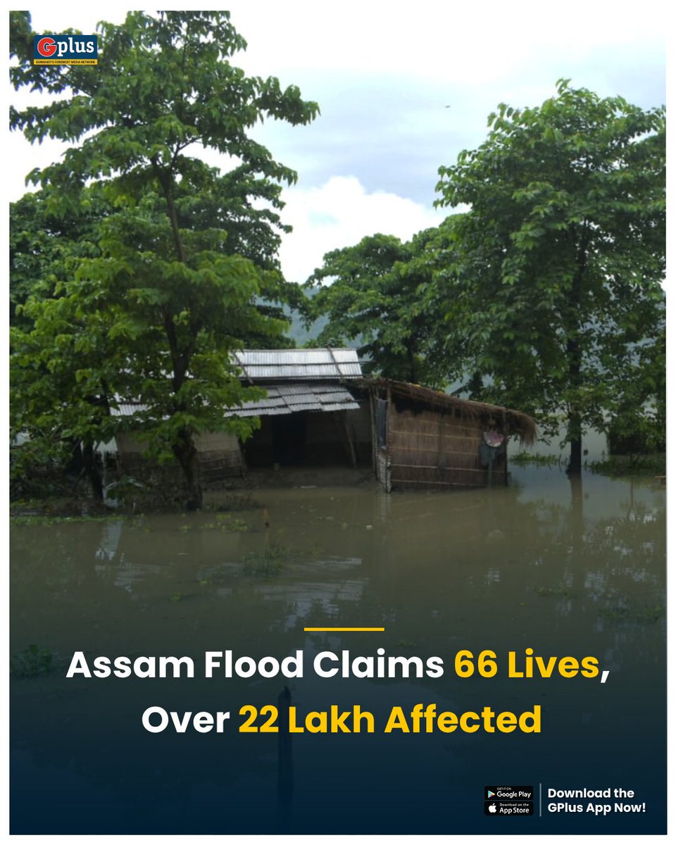 RahulDeka04's tweet photo. Assam Floods: A Yearly Ordeal for People and Wildlife

The Assam floods are upon us again, devastating our lands and displacing millions. This annual curse takes a heavy toll on our people, forcing them to flee their homes and rebuild their lives year after year. https://t.co/ehXpkfR1Pa