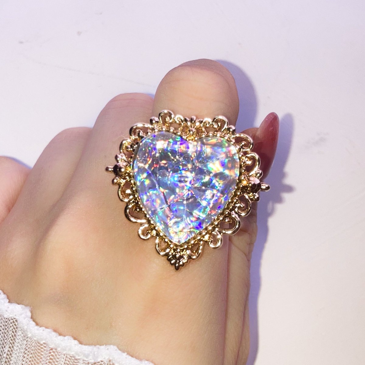 palpitation03's tweet photo. 子供の頃のときめいた記憶が蘇った…
可愛すぎる指輪作りました！！💍🤍✨ https://t.co/dyyIdVyfJ2