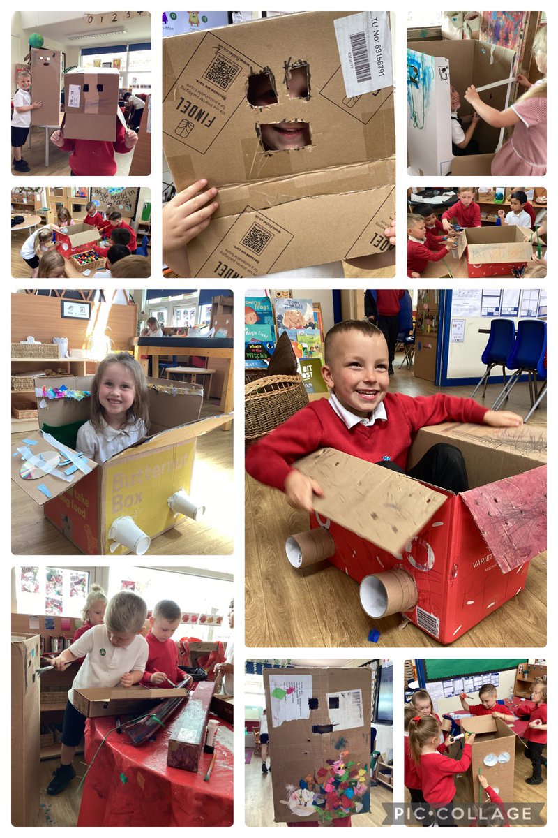 On Sudden Hill has inspired us to design, collaborate and create a variety of amazing machines! It is not a box…it’s a car! A walking, talking robot. A sparkling glitter sonic blaster! #harrowgateacademy #harrowgateeyfs #harrowgateenglish #myclpe <a href="/clpe1/">CLPE</a>