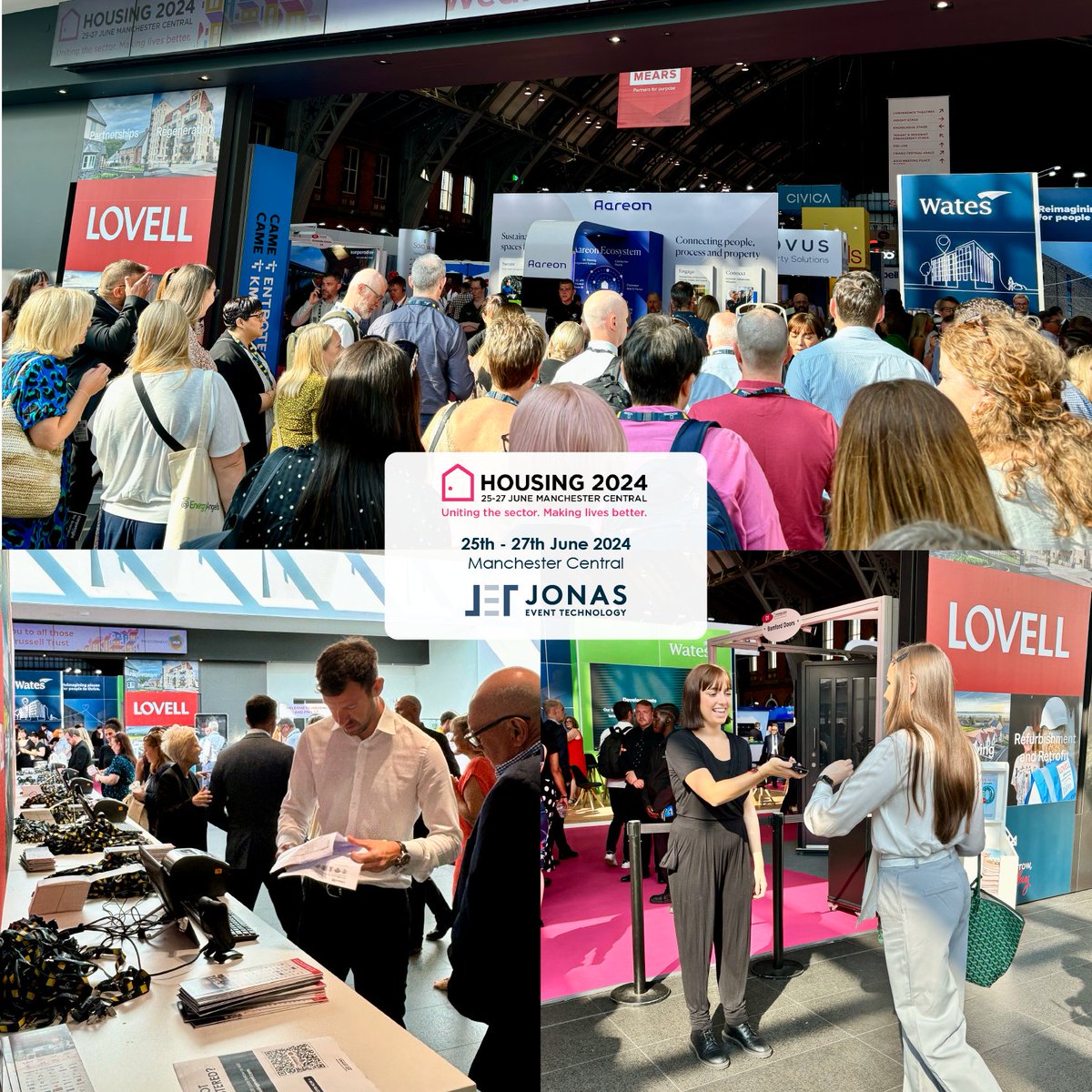 Last month, #TeamJET had a great time managing the event registration for Housing 2024 at Manchester Central.

Thank you to Laura for overseeing this project from start to finish and Vicky, Florence and Izzie for your excellent work on-site! 

#jonasevents #housing2024