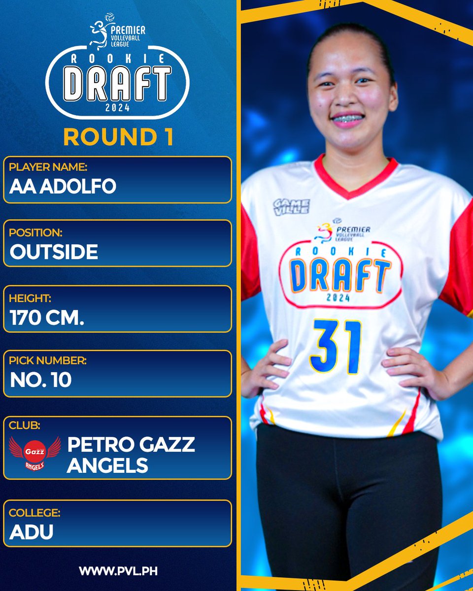 SOARING ANGEL! ⛽

Watch the games on:
📺 : One Sports | One Sports+ | RPTV
📲 : Pilipinas Live
🖥️ : PVL.ph/live

#PVL2024 | #PVLDraft