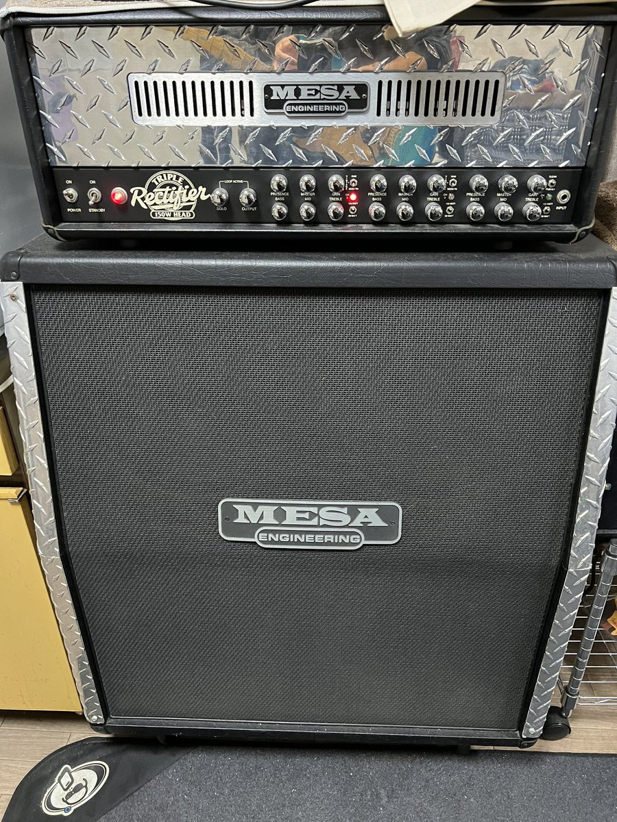 masa_drums's tweet image. 150wにしましょう（笑）

#mesaboogie
#triplerectifier