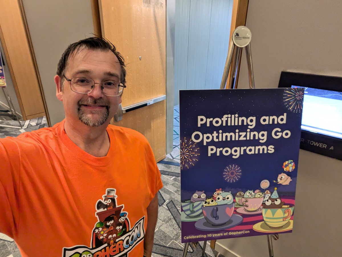 corylanou's tweet image. Rocking the original #gophercon T-shirt for my workshops today! Can't wait to meet so many new gophers!