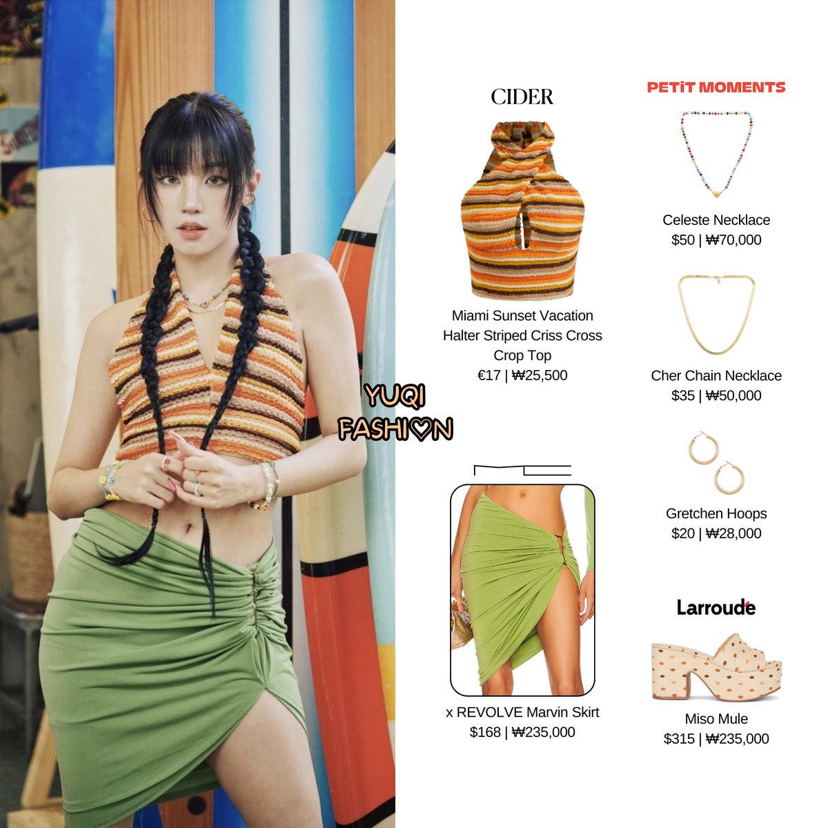 [240708] (G)I-DLE 7th Mini Album [I SWAY] COMEBACK LIVE

She is wearing #cider, #michaelcostello x #revolve, #petitmoments, #larroude

#YUQI #yuqifashion #gidle #여자아이들 #우기 #I_SWAY #Klaxon