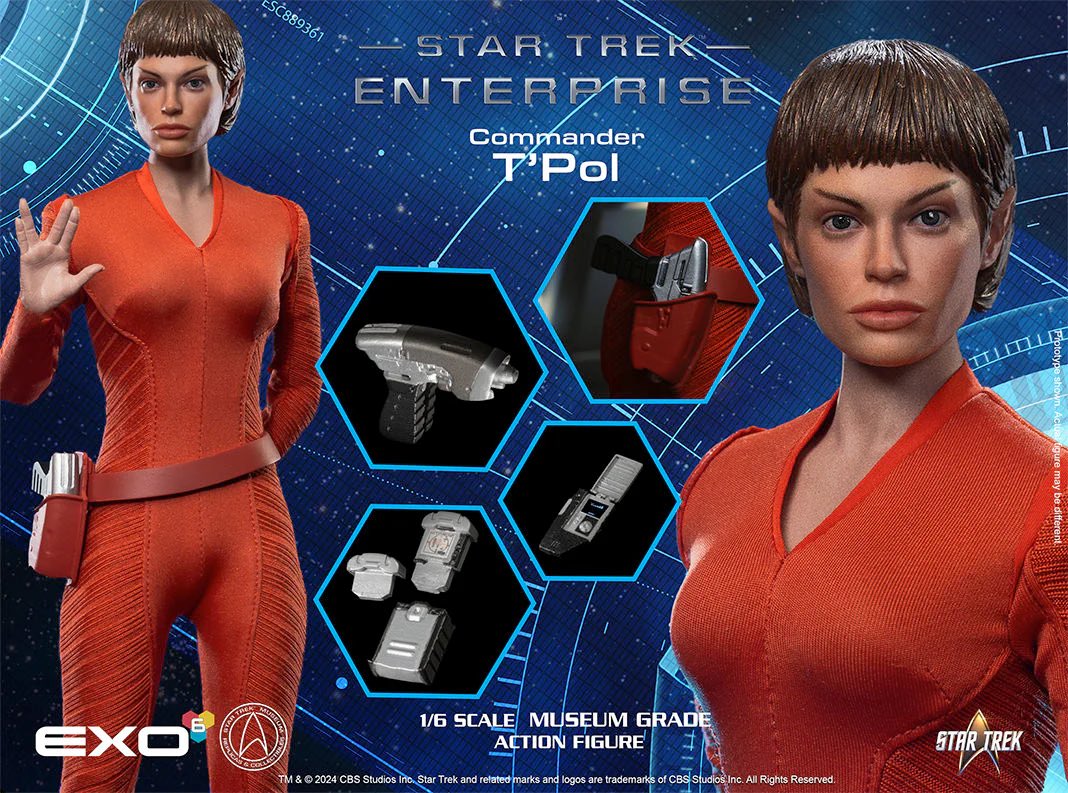New pre-order: Star Trek Enterprise Commander T’Pol sixth scale figure alteregocomics.com/products/comma…