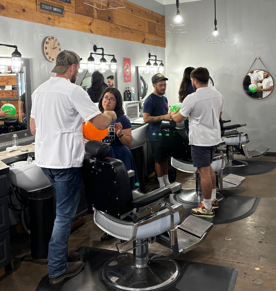 No first day gitters here! Join a community with like minded people with the same goals! 🪒✨ #bladecraftbarberacademy 

#DallasBarberEducation #LearnBarberingDallas #DallasBarberSchool #BarberClassesDallas #DallasBarberTraining