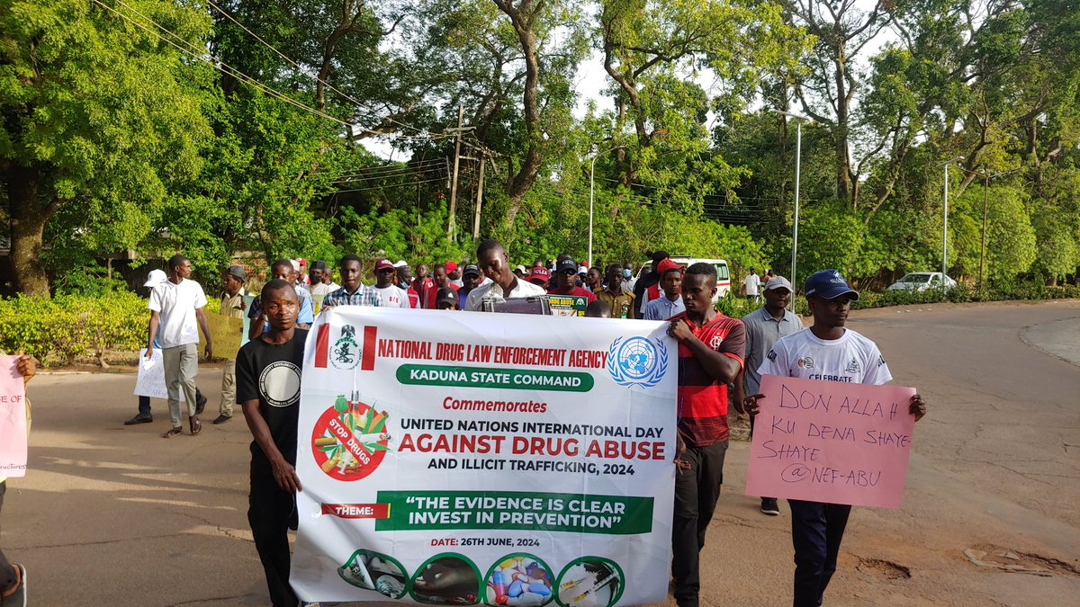 DFCABUZARIA's tweet photo. Campus sensitization and awareness against Substance use, Drug Demand Reduction and Prevention.
In commemoration of the #WorldDrugDay2024 https://t.co/KnNvEU4roe