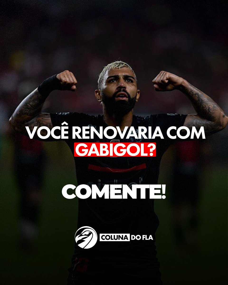 ColunadoFla's tweet image. 📊 [ENQUETE] Você renovaria com Gabigol? #colunadofla