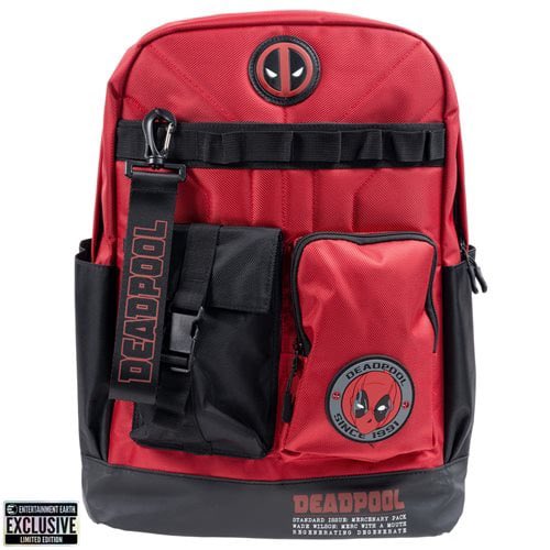 InPursuitofToys's tweet image. Deadpool Tactical Backpack from Bioworld is up exclusively at @EntEarth for preorder. 

ee.toys/DG9COE

#ad #bioworld #deadpool #marvel #marvelcomics #mcu #deadpoolandwolverine #deadpoolmovie #marvelmerch #backpack #inpursuitoftoys