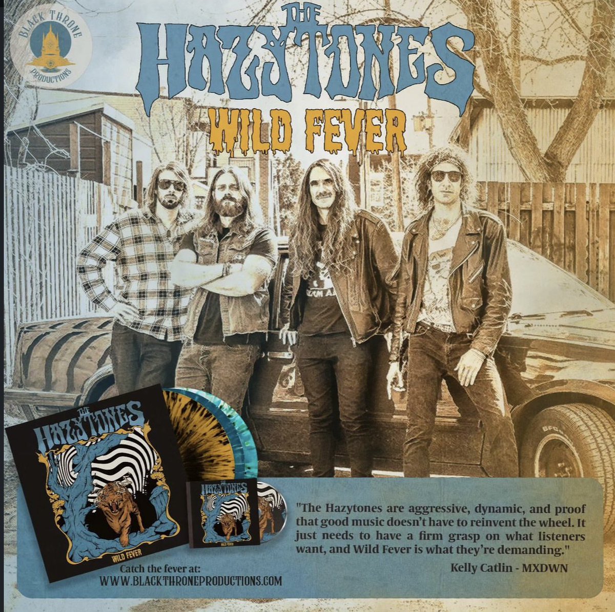 Thanks to Kelly for this awesome review of @thehazytones newest album WILD FEVER! Head over to Spotify and Bandcamp to check out the album and order a physical copy at blackthroneproductions.com 🤘🏻