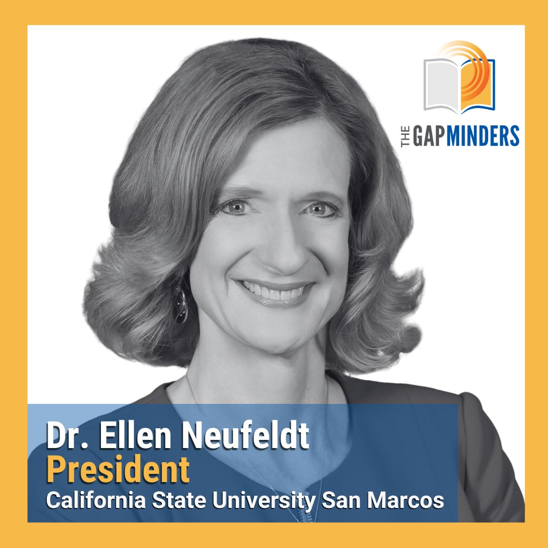 Join The Gap Minders podcast this week for a special episode featuring Dr. Ellen Neufeldt, President of CSUSM, where we explore how the university is leading in social mobility efforts and transforming lives. 🎙️🌟