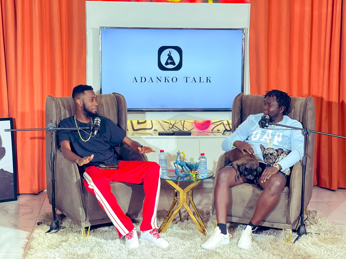 2hypeshowboy's tweet photo. Up next on Adanko talk Podcast !!! 

Drops this Friday with @ypeegh  

#ADANKOMEDIA #ADANKOSTUDIO #PEENATION #2HYPERECORDZ https://t.co/kL4f046SBX