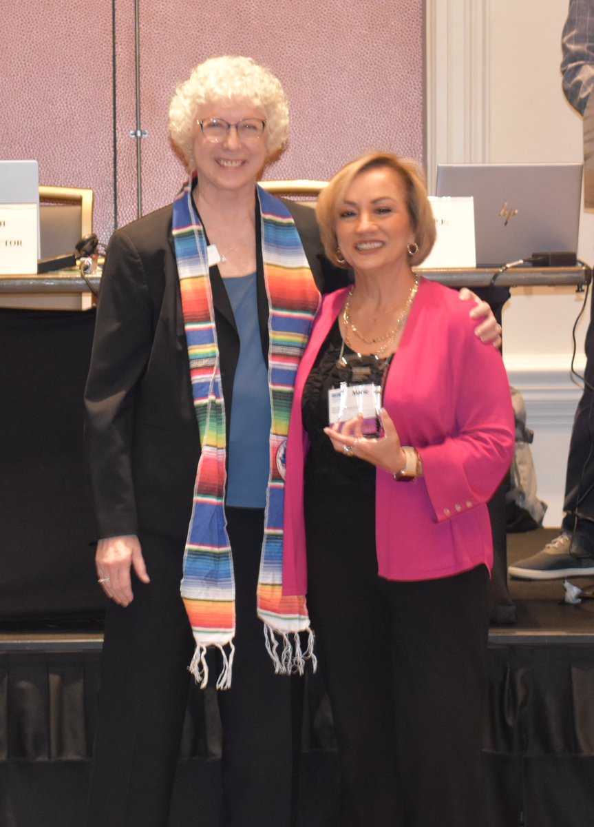 TSPE_HQ's tweet photo. Congratulations to Marie C. Leal, P.E. and the TSPE Rio Grande Valley Chapter, each proud recipients of the TSPE Excellence Award presented at this year's conference! #TSPECON #TSPE https://t.co/rzXaGZDFJI