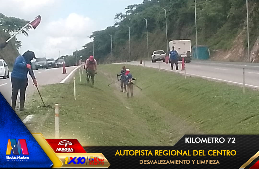 viasdearaguas's tweet photo. 🚧📸Desmalezamiento y limpieza tramo #Aragua km 72 isla central 1x10 del buen gobierno en acción trabajando de manera incansable por optimizar la #ARC
#NicoTieneElSon
@NicolasMaduro @Soykarinacarpio https://t.co/xJIRezPJBG