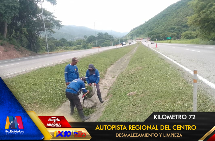 viasdearaguas's tweet photo. 🚧📸Desmalezamiento y limpieza tramo #Aragua km 72 isla central 1x10 del buen gobierno en acción trabajando de manera incansable por optimizar la #ARC
#NicoTieneElSon
@NicolasMaduro @Soykarinacarpio https://t.co/xJIRezPJBG