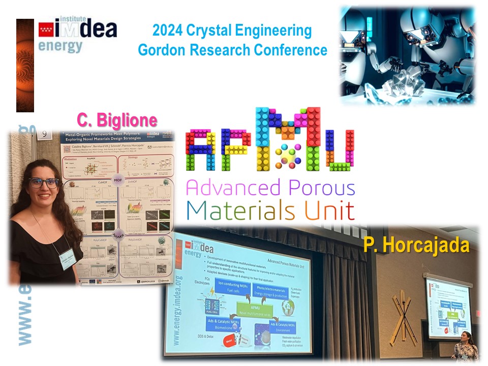 Glad to participate in the GRC crystal engineering conference! 
Enjoying high quality research and fruitful discussion 🔝🧑‍🔬👩‍🔬⚗️🧪🔝

<a href="/IMDEA_Energia/">IMDEA Energia</a> <a href="/WomeninMOF/">Women in MOFs</a>  <a href="/biglionecata/">Catalina Biglione</a>