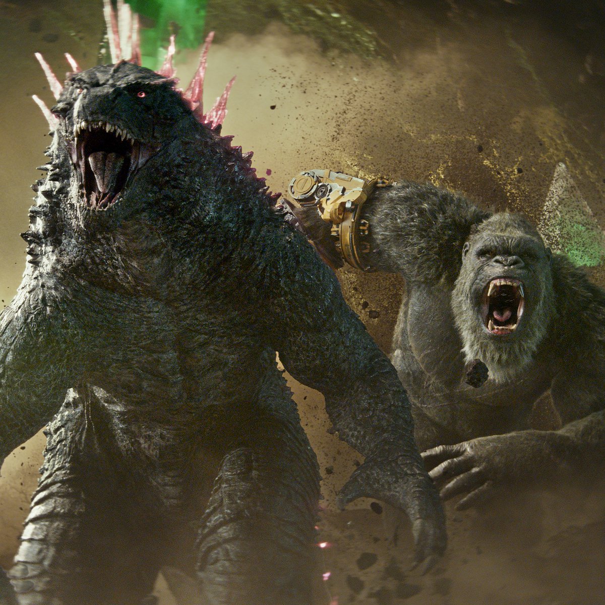 Der gigantische Kong trifft auf die unaufhaltsame Godzilla. Die Welt schaut zu, um zu sehen, wer der König aller Monster wird.💥 #GodzillaxKong #TheNewEmpire