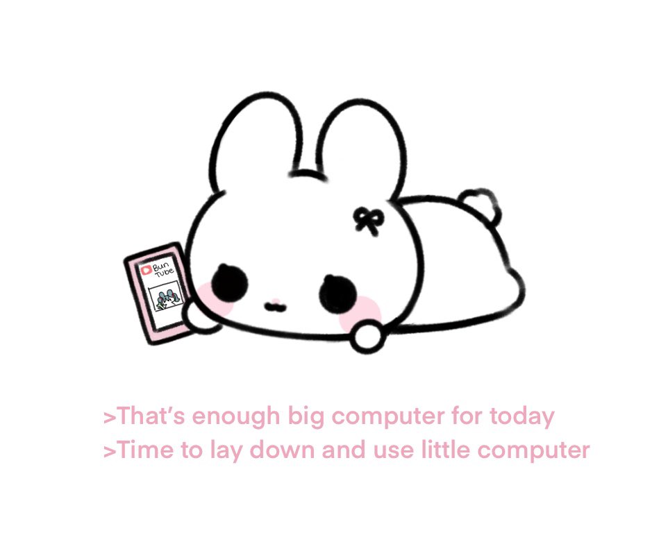 gwostichan's tweet image. little computer