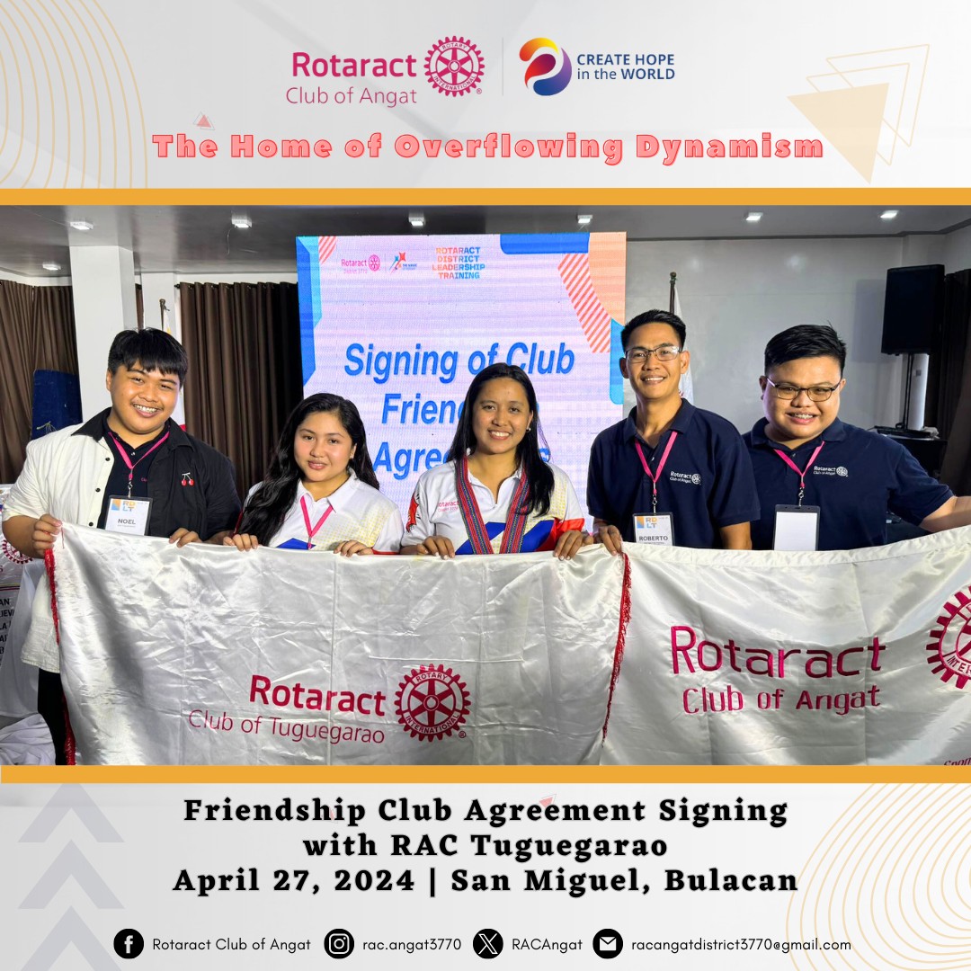 RACAngat's tweet photo. 𝐑𝐀𝐂 𝐀𝐧𝐠𝐚𝐭 𝐬𝐢𝐠𝐧𝐬 𝐚 𝐅𝐫𝐢𝐞𝐧𝐝𝐬𝐡𝐢𝐩 𝐀𝐠𝐫𝐞𝐞𝐦𝐞𝐧𝐭 𝐰𝐢𝐭𝐡 𝐑𝐀𝐂 𝐓𝐮𝐠𝐮𝐞𝐠𝐚𝐫𝐚𝐨 - 𝟐𝟕 𝐀𝐩𝐫𝐢𝐥 𝟐𝟎𝟐𝟒

#RACAngat
#HomeofOverflowingDynamism
#FriendshipClubAgreementSigning
#RDLT2024
#CreateHopeInTheWorld
#District3770 https://t.co/ec6TYbI6Aq