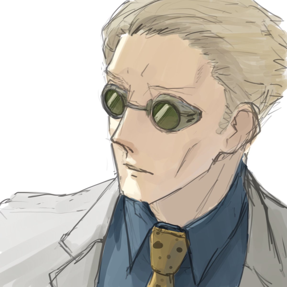 七海建人 「仲間の数と配置を聞く人のrkgk」|くりはらのイラスト
